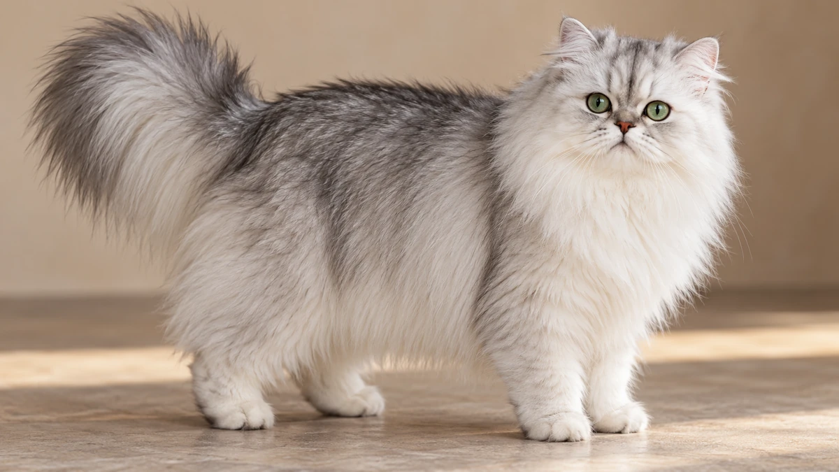 Chinchilla Kedi kedi — gümüş shaded