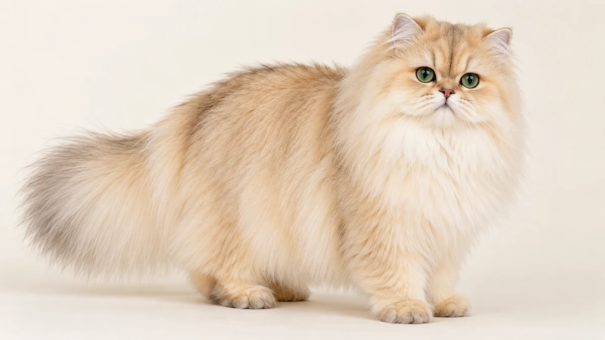 Chinchilla Kedi kedi — altın shell