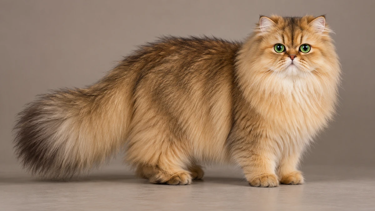 Chinchilla Kedi kedi — altın shaded