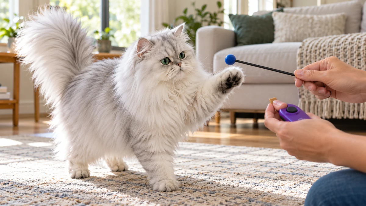 Chinchilla Kedi yavru kedi — oyun ve eğitim
